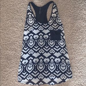 Navy designed tank top